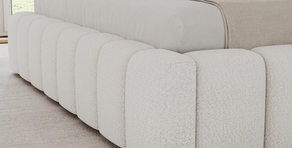Lamica Upholstered Bed With Container 140x200
