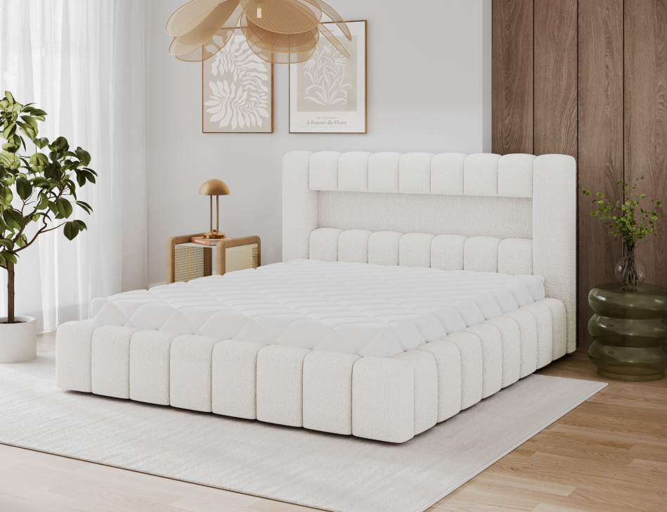 Lamica Upholstered Bed With Container 140x200