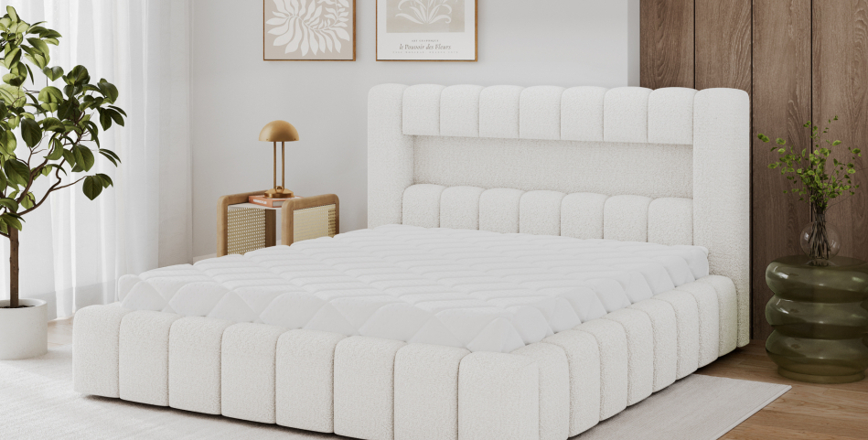 Lamica Upholstered Bed With Container 140x200