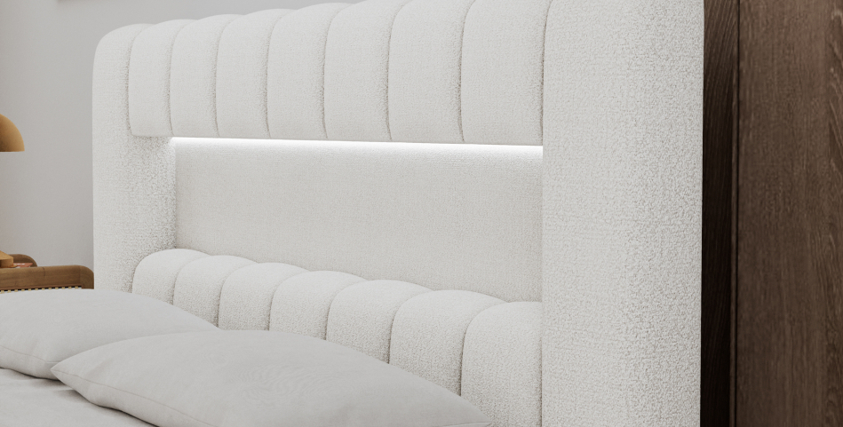 Lamica Upholstered Bed With Container 140x200