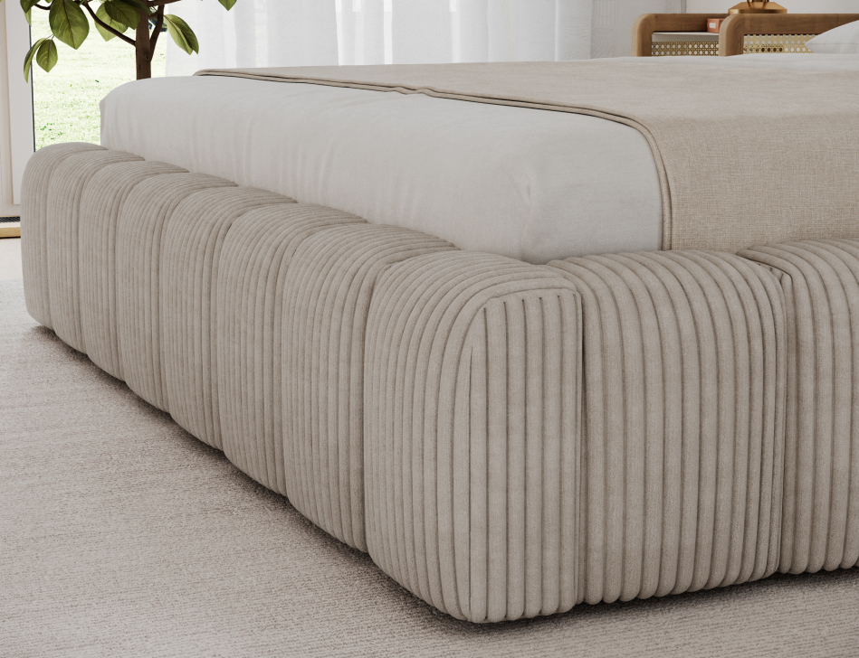 Lamica Upholstered Bed With Container 180x200