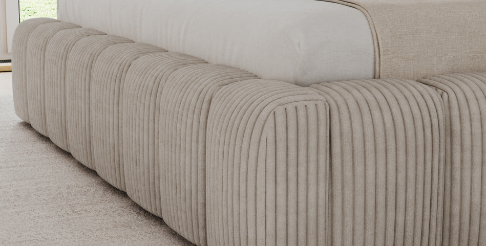 Lamica Upholstered Bed With Container 180x200