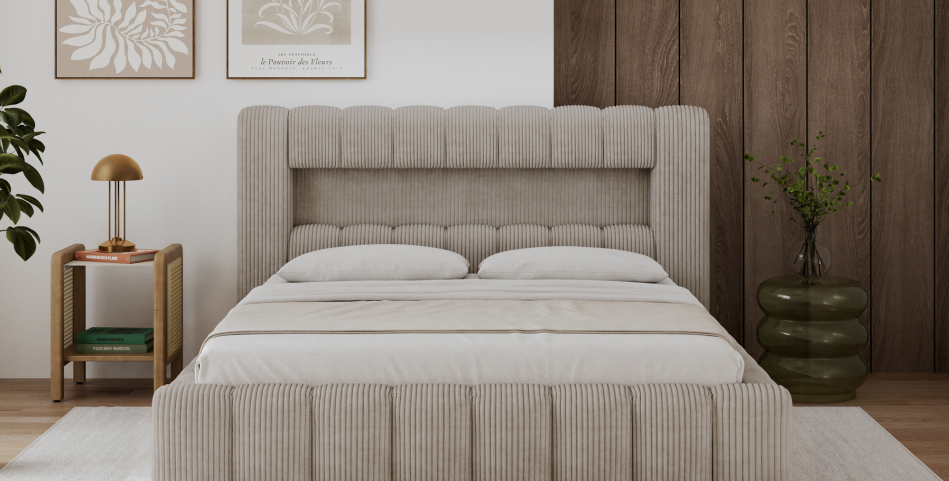 Lamica Upholstered Bed With Container 180x200