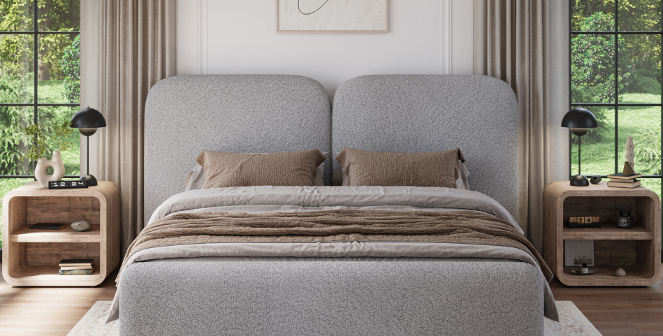 Ollival Upholstered Bed With Container 180x200