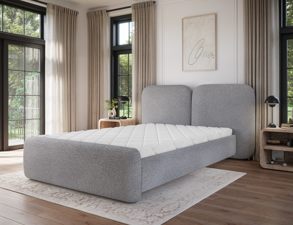 Ollival Upholstered Bed With Container 180x200
