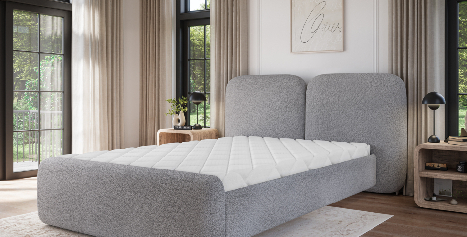 Ollival Upholstered Bed With Container 180x200