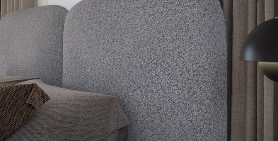 Ollival Upholstered Bed With Container 180x200