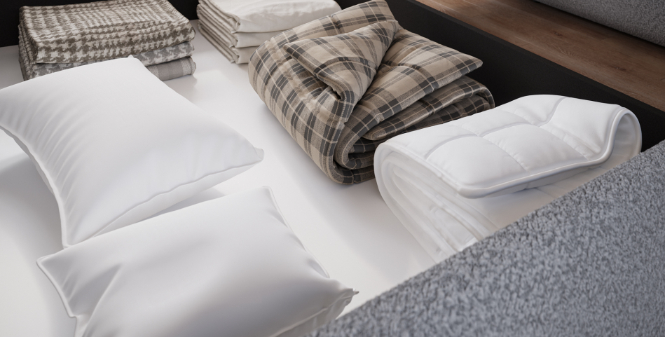 Ollival Upholstered Bed With Container 180x200