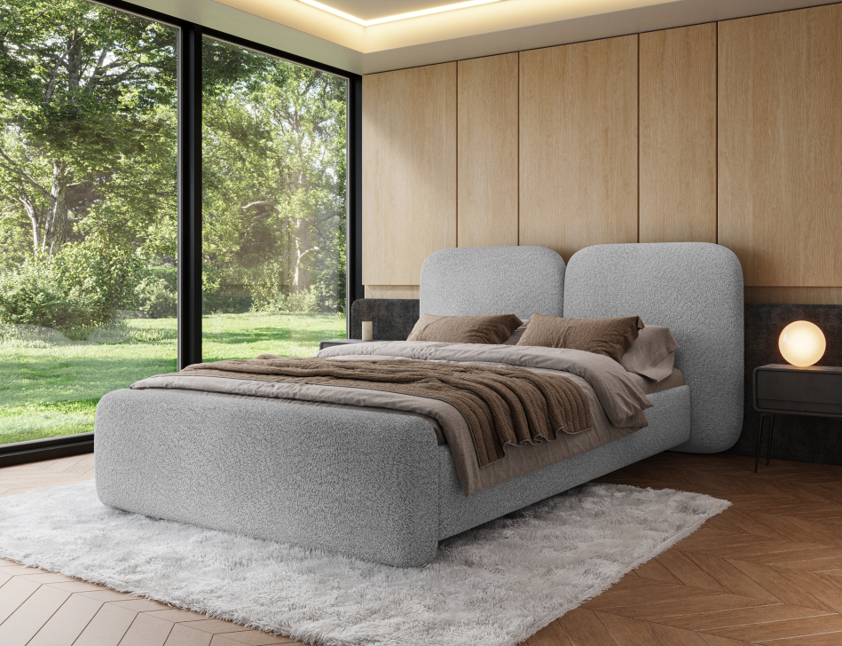 Ollival Upholstered Bed With Container 180x200