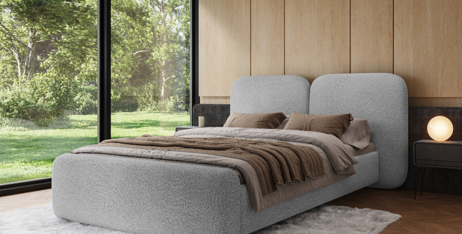 Ollival Upholstered Bed With Container 180x200