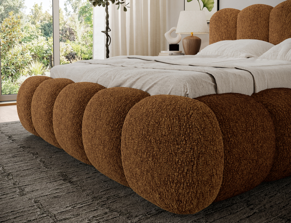 Oloroso Upholstered Bed With Container 180x200