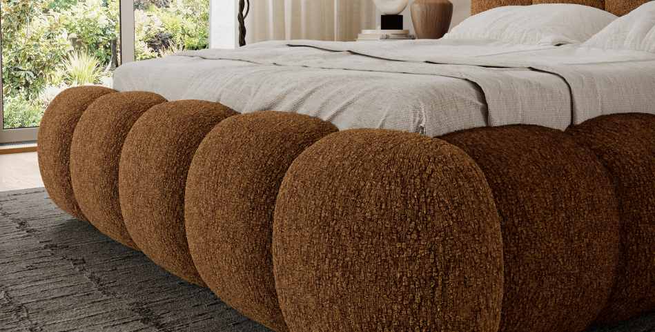 Oloroso Upholstered Bed With Container 180x200