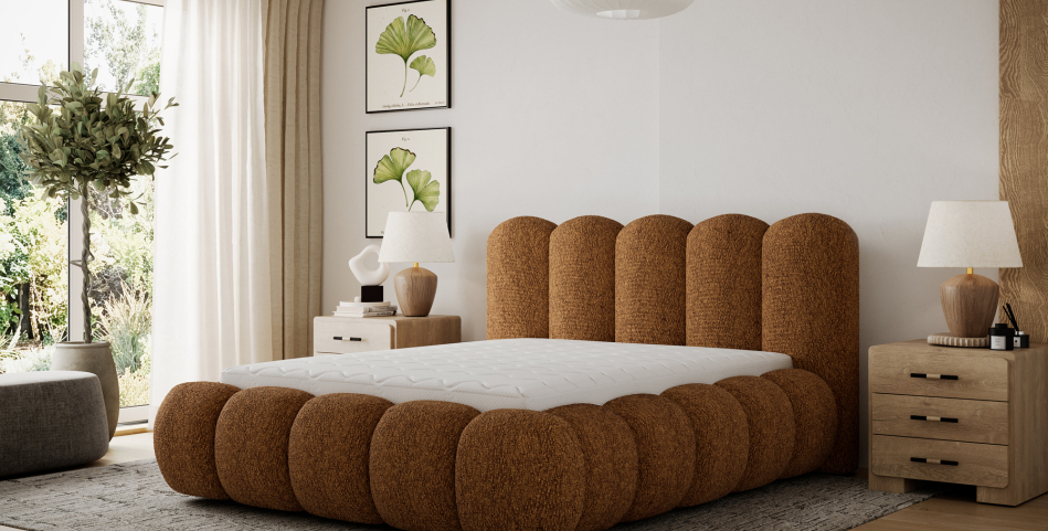 Oloroso Upholstered Bed With Container 180x200
