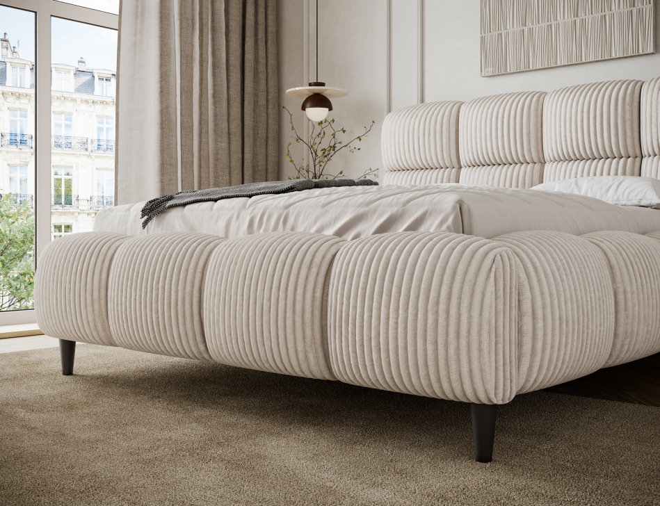 Giberio Upholstered Bed With Container 140x200