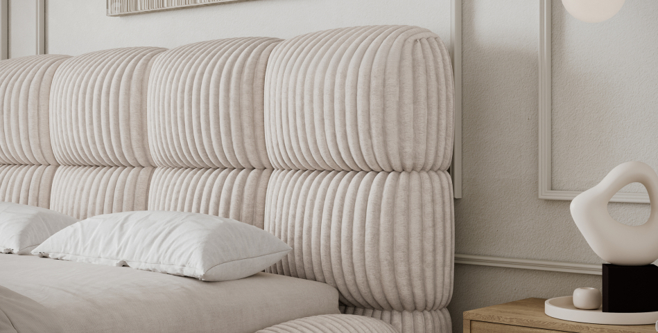 Giberio Upholstered Bed With Container 140x200