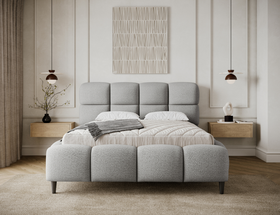 Giberio Upholstered Bed With Container 160x200