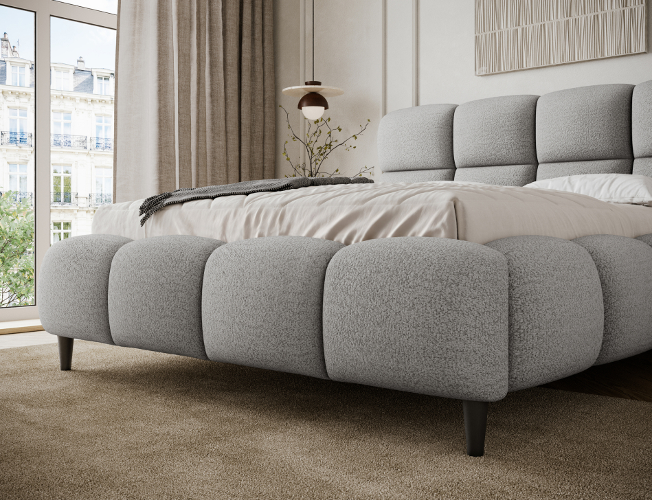 Giberio Upholstered Bed With Container 160x200