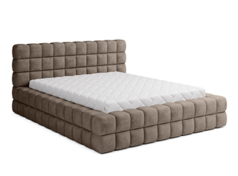 Dizzle Upholstered Bed With Container 160x200 cm