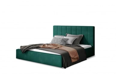 Audrey Upholstered Bed With Container 160x200