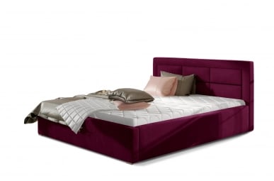 Rosano Upholstered Bed With Container 200x200 cm