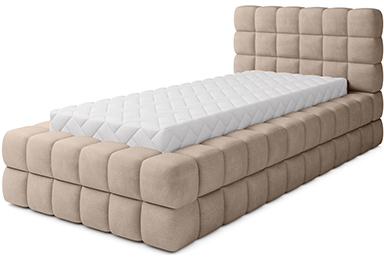 Dizzle Upholstered Bed With Container 90x200 cm