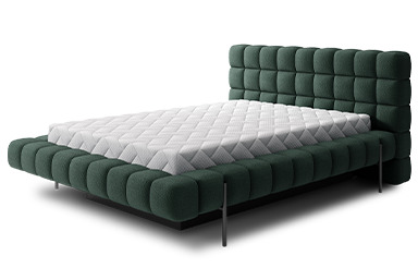Magentta Upholstered Bed With Container 140x200
