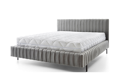 Plissa Upholstered Bed With Container 160x200 cm