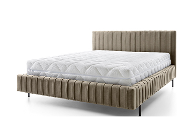 Plissa Upholstered Bed With Container 180x200 cm