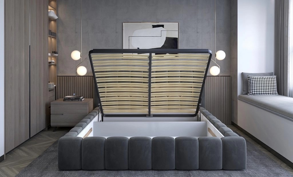 Lamica Upholstered Bed With Container 180x200 Poznaj pozostałe 477 Beds