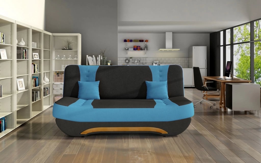 Sofa Bed Ewa II with Storage Container Sleep Function New Both