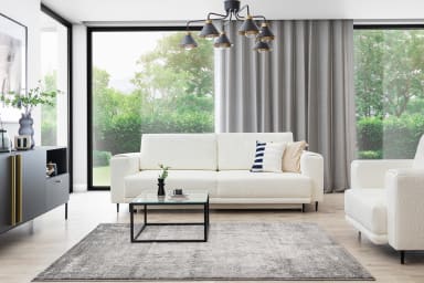 Codrila Grey living room rug 160x220cm