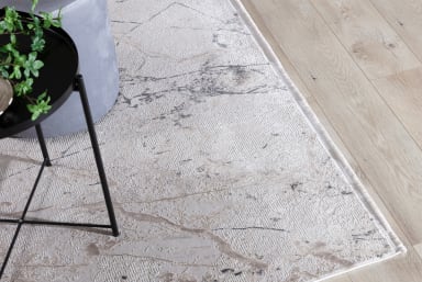 Collymore Beige living room rug 160x230cm