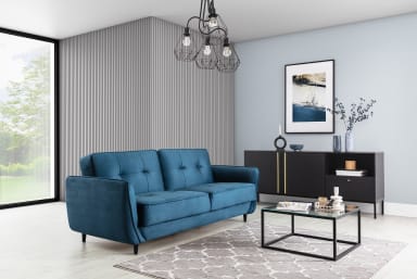 Elsher Grey living room rug 120x180cm