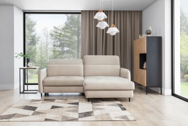 Eustache Beige living room rug 160x220cm