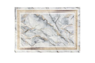 Squitta Grey Gold living room rug 120x180cm