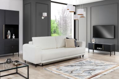 Squitta Grey Gold living room rug 120x180cm