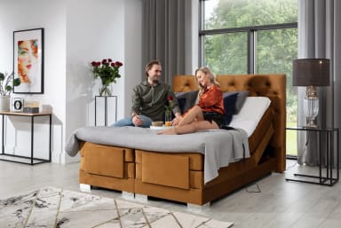 Continental Bed With Electric Adjustment Clover 160x200cm 