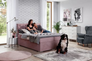 Balvin Continental Bed With Container 180x200cm