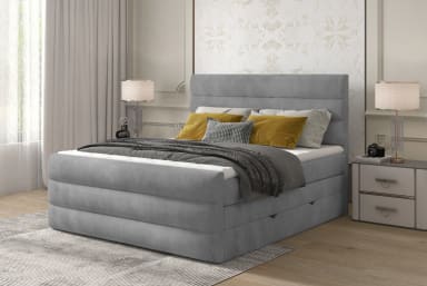 Cande Continental Bed With Container 160x200