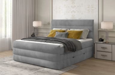 Cande Continental Bed With Container 140x200