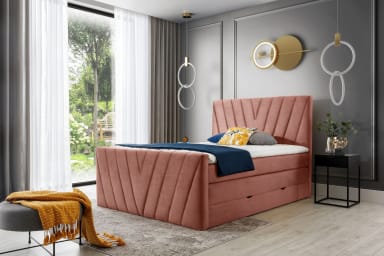 Candice Continental Bed With Container 180x200cm