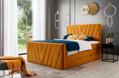 Candice Continental Bed With Container 140x200cm