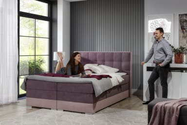 Damaso Continental Bed With Container 160x200 cm