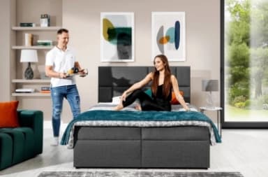 Florence Continental Bed With Container 140x200 cm