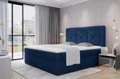 Idris Continental Bed With Container 140x200cm