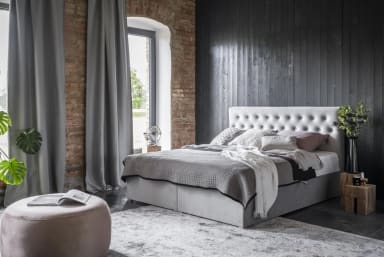 Loree Continental Bed With Container 160x200cm