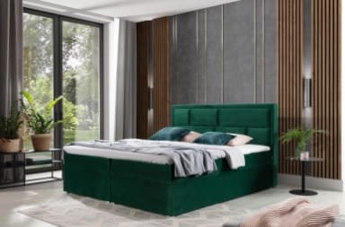 Meron Continental Bed With Container 140x200cm