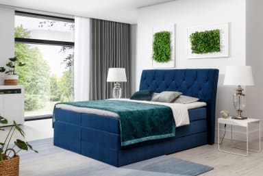 Mirabel Continental Bed With Container 180x200cm