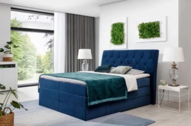 Mirabel Continental Bed With Container 140x200cm