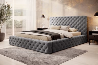 Princce Upholstered Bed With Container 160x200 cm